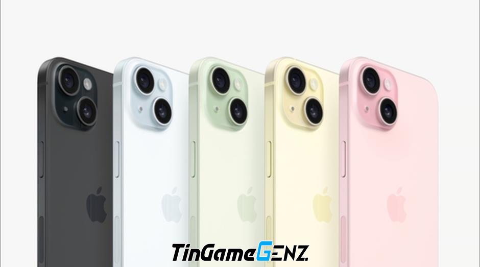iPhone 15 và 15 Plus ra mắt với 5 màu mới, từ bỏ thiết kế 