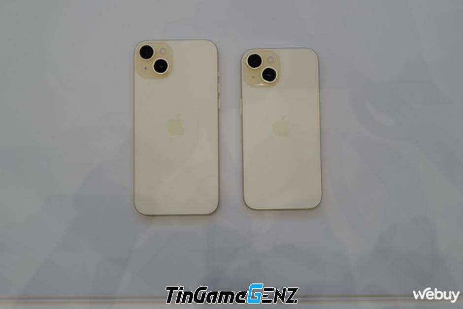 iPhone 15 và iPhone 15 Plus có màn hình 