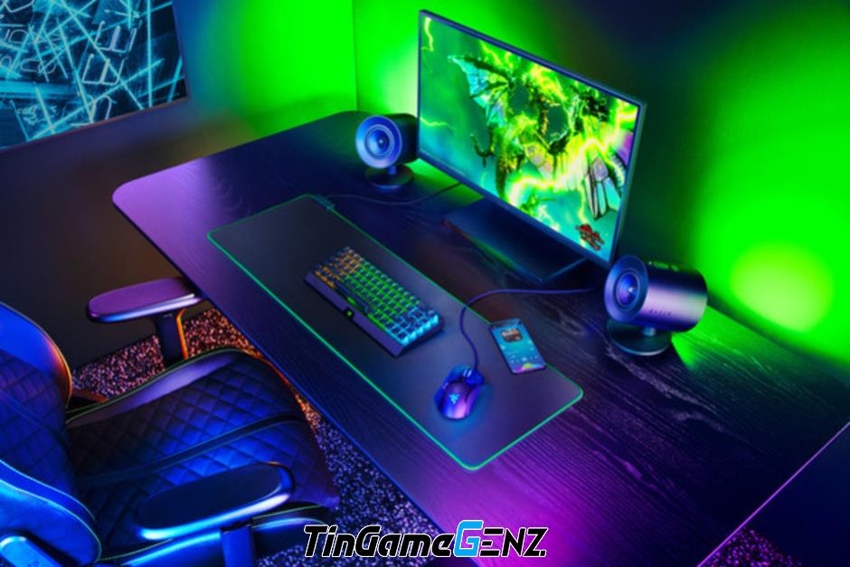 Loa Razer Nommo V2 Pro: Nâng tầm trải nghiệm chơi game với công nghệ hàng đầu của Razer.