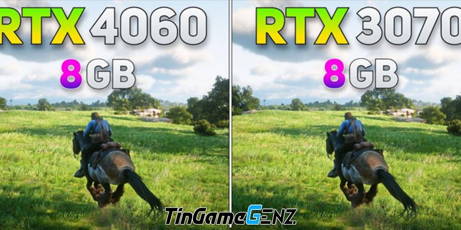 So sánh hiệu năng của RTX 4060 và RTX 3070.