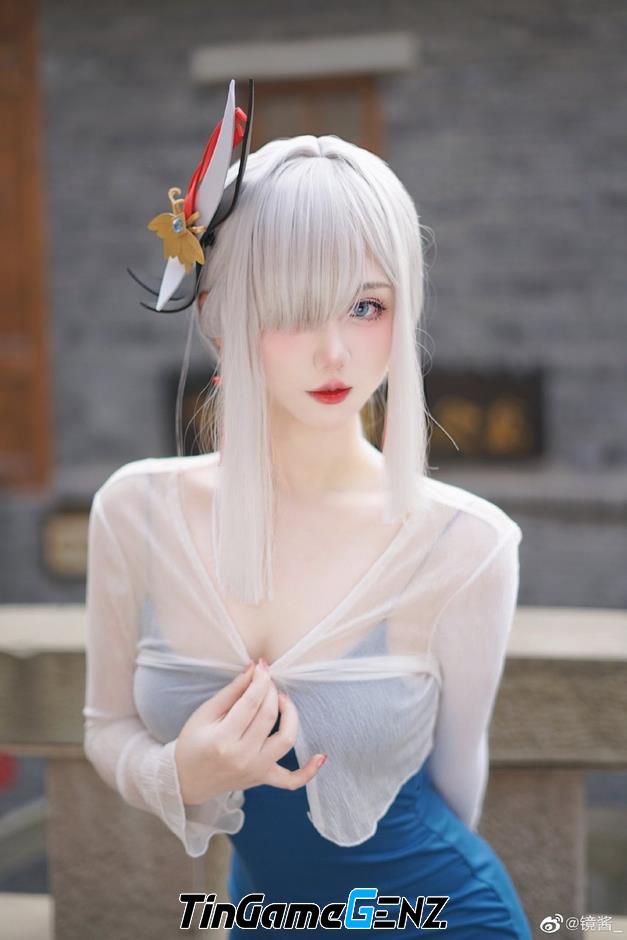 Bộ ảnh cosplay Shenhe trong Genshin Impact của cosplayer Trung Quốc.