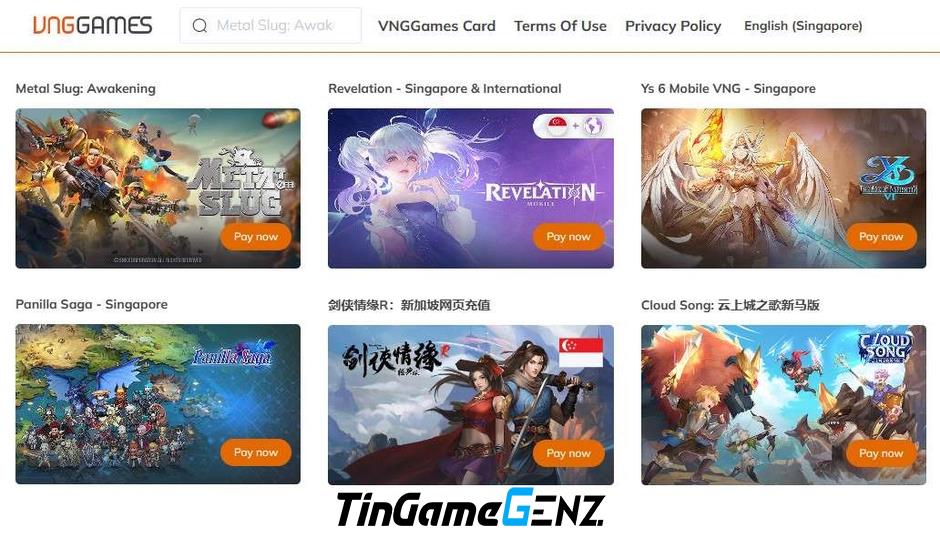 VNG has achieved success in releasing games abroad.
