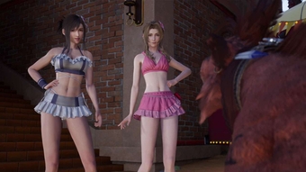 Clip gameplay Final Fantasy VII Rebirth với nhân vật đồ bơi gây sốt trên mạng