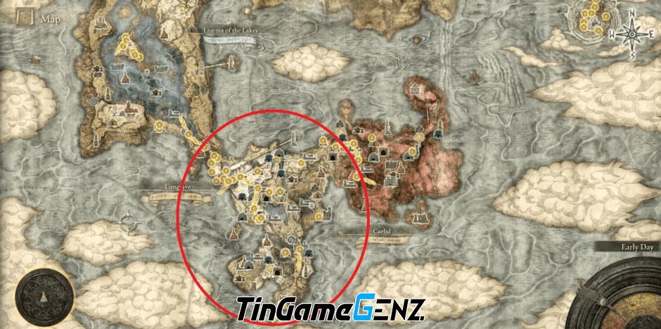 Kích thước bản đồ của Elden Ring: Shadow of the Erdtree là bao nhiêu?